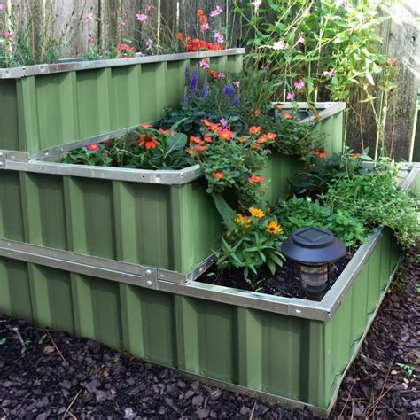 raised planter box metal|inexpensive metal raised garden beds.